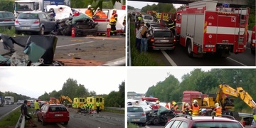 Tragédie na D5, dálnice se uzavřela