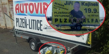 Billboard s Kajínkem jste našli za dvacet minut a známe i pachatele "krádeže"
