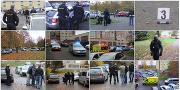 Na Košutce stříleli zloději aut