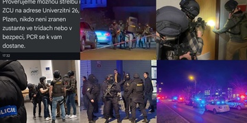 Obrovské policejní manévry spustilo oznámení o střelbě a provolávání hesla “Alahu Akbar”