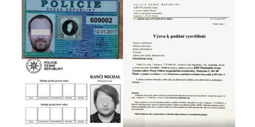 "Dobrý den, jsem policista, takže mi věřte a dejte mi vaše údaje!"