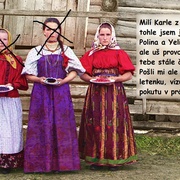 "Jak čarokrásná Irina českou kavku odrbala"