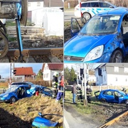 Žena, která v autě vezla i dítě, vjela na přejezd přímo před blížící se vlak