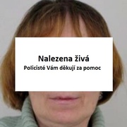 Aktualizujeme: Seniorka byla nalezena živá