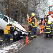 Vážná nehoda na silnici vedoucí z Plzně na Záluží