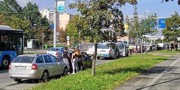 Střet pěti vozů