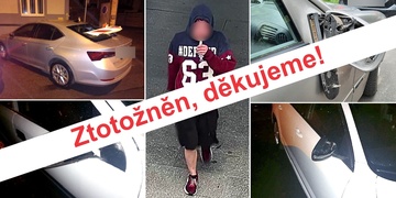 Podezřelého jste ztotožnili během pár minut, policisté vám děkují!
