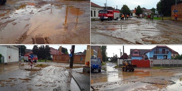 Útušice zaplavila vlna bahna