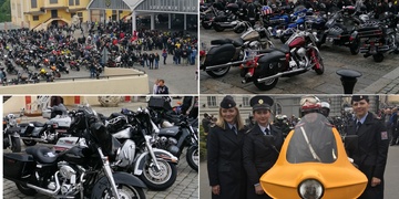 Tisíc motorkářů zaplavilo centrum Plzně