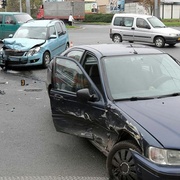 Dopravní nehoda na křižovatce Masarykova a Rokycanská
