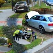 Řidič Audi způsobil vážnou nehodu a uprchl
