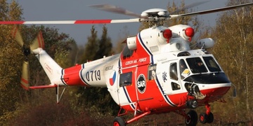 Vrtulník LZS letěl ke Svaté Kateřině. Je zde velmi vážná nehoda