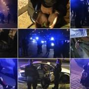 Policisté v noci v Plzni stavěli zátarasy