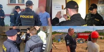 Razie cizinecké policie v nočních klubech i ubytovnách