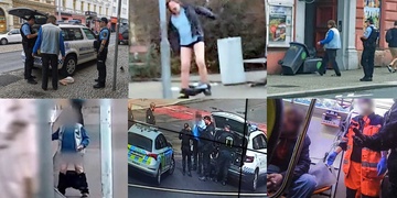 Napadání kolemjdoucích, močení na zastávkách, svlékání se na veřejnosti a prý si dál může dělat co chce