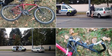 Řidička při uhýbání tramvaji přehlédla cyklistku
