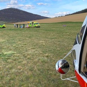 Havárie paraglidistky