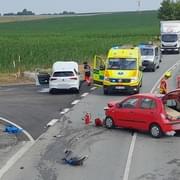 Trojitá dopravní nehoda na hlavním tahu z Plzně na Klatov