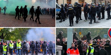 Sparta v Plzni – napadený pořadatel, petardy házené po koních, výhrůžka smrtí celé rodině i konflikt v Pizzerii