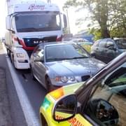 Střet kamionu s osobním vozem – , 