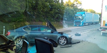 Dálnice D5 je mezi Plzní a Rozvadovem zcela uzavřena