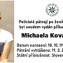 Michaela Kováčová je v celostátním pátrání