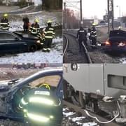 Střet auta s vlakem - doplněno vyjádření policie