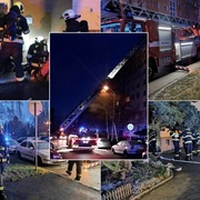 Ranní požár v Kralovické ulici