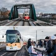 První tramvaje dojely na Borská pole