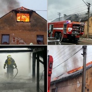 Rozsáhlý požár rodinného domku, rodina přišla o vše