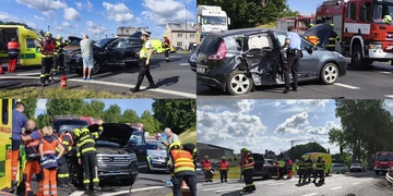 Střet dvou osobních aut