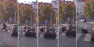 Třiaosmdesátiletý senior najel do dívek na přechodu