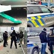 Řidička měla pozitivní test na drogy, platný zákaz řízení a spolujezdec drogy přepravoval