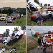 Čelní střet, na místě několik velmi vážně zraněných