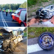 Motorka roztrhaná na kusy, mrtvý motorkář měl u sebe pervitin