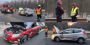 Silně opilý cizinec jel po dálničním přivaděči v protisměru, způsobil nehodu a zranil protijedoucího řidiče
