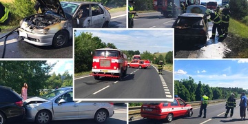 Nedal přednost hasičům