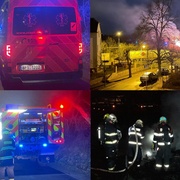 Noční požár v Doudlevcích - aktualizováno