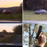 CELÉ VIDEO: Policejní honička s narkomanem skončila střelbou