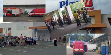 Opět se evakuuje Tesco