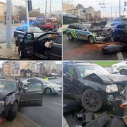 Aktualizováno: Policisté v centru Plzně bourali