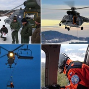 Armádní vrtulník dva dny kroužil nad Šumavou