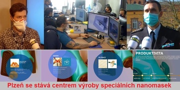 Plzeň se stává centrem výroby speciálních nanomasek
