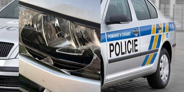 Muž v toxické psychóze napadl vůz ženy a policistům poté pěstí prorazil světlo