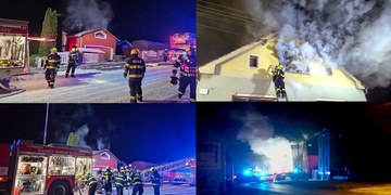 Tři požáry rodinných domů během pouhých dvanácti hodin