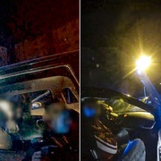 Opilec se zákazem řízení se snažil vyměnit za opilce bez řidičáku, auto se otřásalo a strážníci se dobře bavili