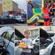Řidička doslova smetla auto s tříčlennou rodinou