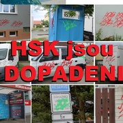 Sprejerský postrach dopaden, mladiství za jediný večer nastříkali 98 x HSK