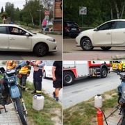 Motorkář si přerazil obě ruce