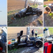 Supersport skončil ve stromě, škoda je čtyři a půl milionu